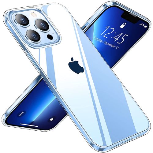 Apple iPhone 13 Pro Max Kılıf Şeffaf Süper Silikon Kapak