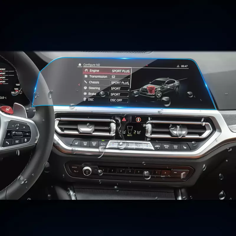 BMW 3 Serisi G20 Multimedya Ekran Koruyucu Film