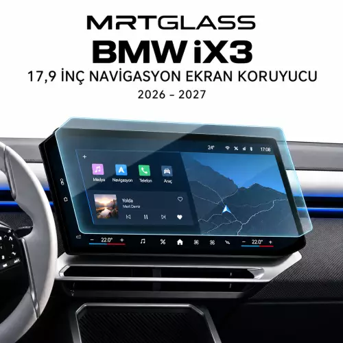BMW iX3 Ekran Koruyucu 17.9" 9H Nano 2026 - 2027 Uyumlu