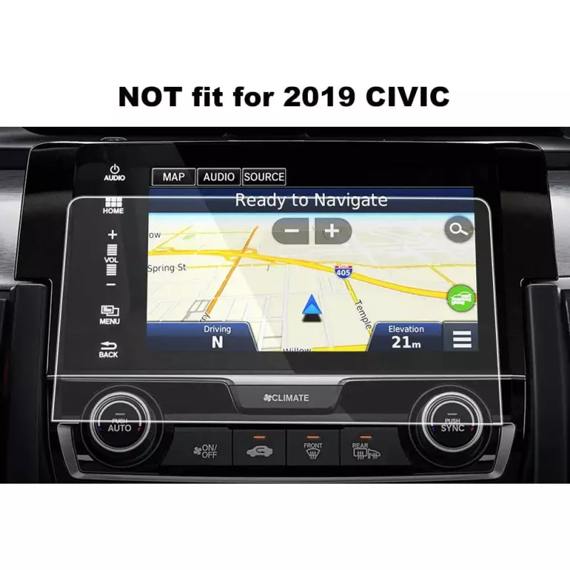 Honda Civic FC5 Multimedya Ekran Koruyucu Film