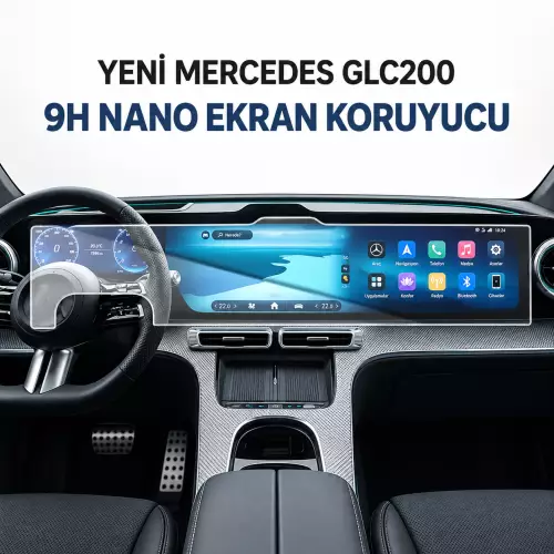 Mercedes GLC 200 Ekran Koruyucu 9H Nano 2026-2027