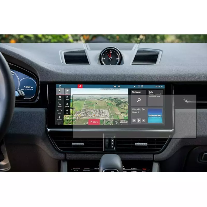 Porsche Cayenne 12.3 inç Multimedya Ekran Koruyucu TPU Film 2019-2020-2021