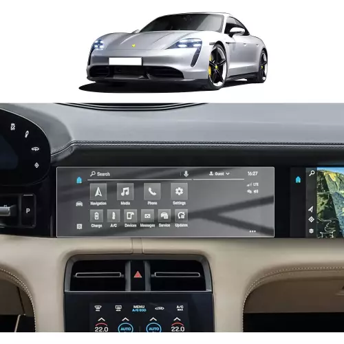 Porsche Taycan Multimedya Ekran Koruyucu Film 3 Parça