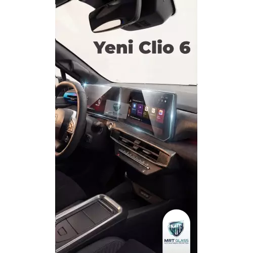 Renault Clio 6 Ekran Koruyucu 9H Nano Film Alpine Uyumlu