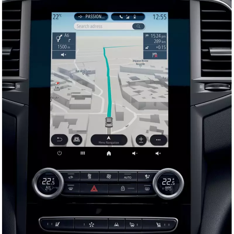 Renault Megane 4 Easy Link 9.3' Multimedya Ekran Koruyucu