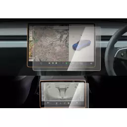 Tesla Model Y Juniper Ekran Koruyucu Nano Film 2 in 1 Set
