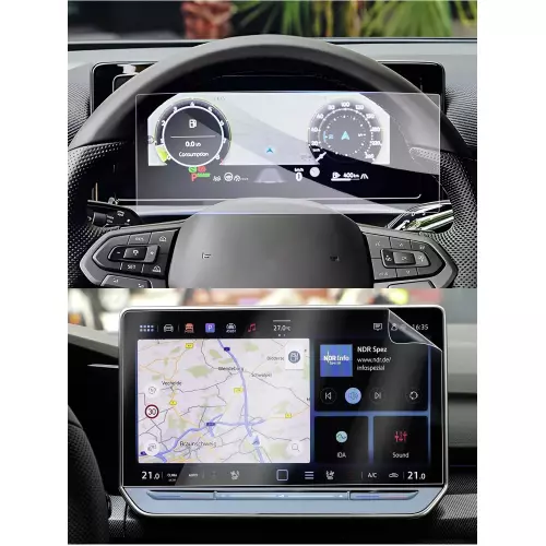 Volkswagen T-Roc Style Multimedya Ekran Koruyucu 9H Nano 12.9 inç 2026