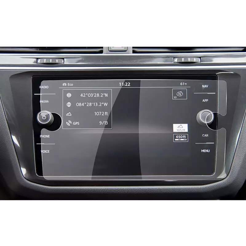 Volkswagen Tiguan 8 inç Multimedya Ekran Koruyucu Film