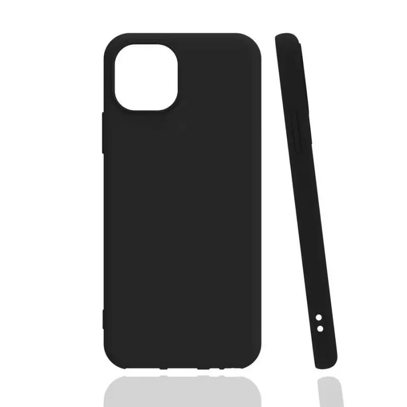 Apple iPhone 13 Pro Kılıf Zore Biye Silikon Siyah