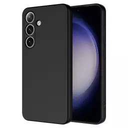 Samsung Galaxy S25 Kılıf Zore Mara Lansman Kapak Siyah