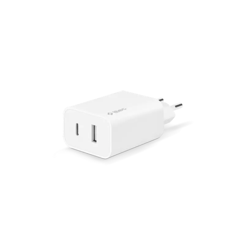ttec SmartCharger Duo USB-C + USB-A 2.4A Seyahat Şarj Aleti 12W